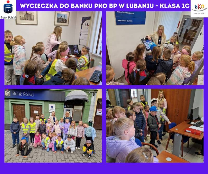 Wycieczka do PKO BP w Lubaniu